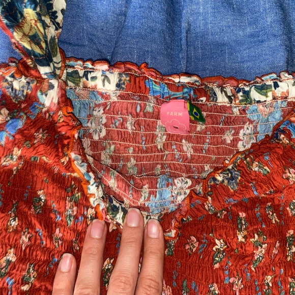 FARM Rio Off the Shoulder Parrot Dress - Picture 3 of 4